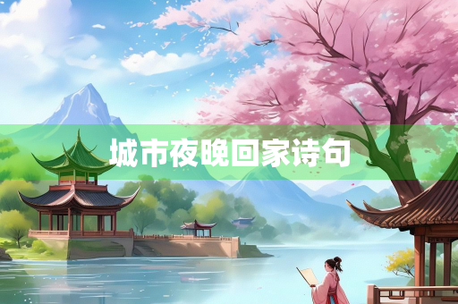 城市夜晚回家诗句