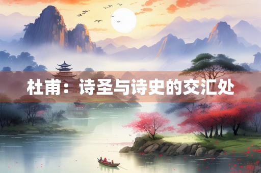 杜甫：诗圣与诗史的交汇处