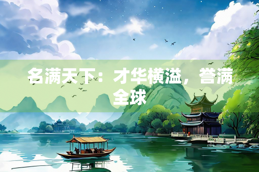 名满天下：才华横溢，誉满全球