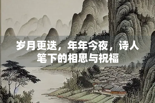 岁月更迭，年年今夜，诗人笔下的相思与祝福