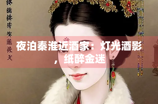夜泊秦淮近酒家：灯光酒影，纸醉金迷