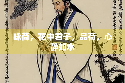 咏荷，花中君子，品荷，心静如水