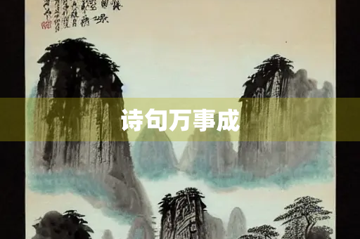 诗句万事成