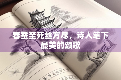春蚕至死丝方尽，诗人笔下最美的颂歌
