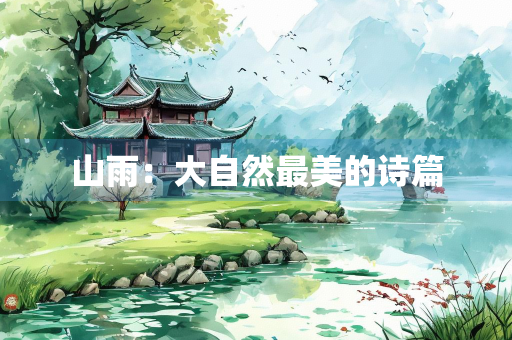 山雨：大自然最美的诗篇