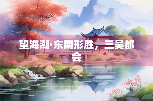 望海潮·东南形胜，三吴都会