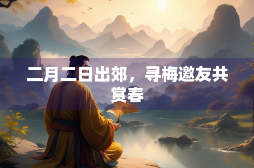 二月二日出郊，寻梅邀友共赏春