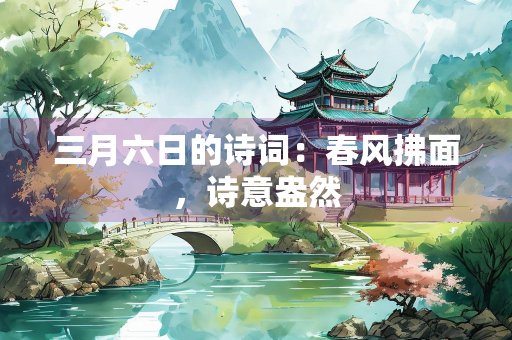 三月六日的诗词：春风拂面，诗意盎然