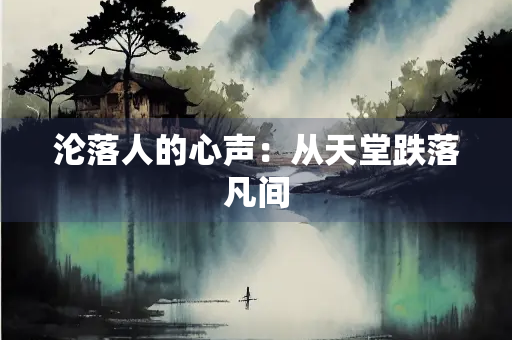 沦落人的心声：从天堂跌落凡间