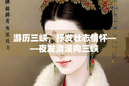 游历三峡，抒发壮志情怀——夜发清溪向三峡