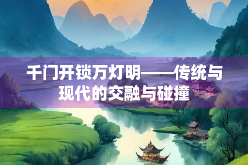 千门开锁万灯明——传统与现代的交融与碰撞