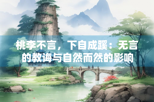 桃李不言，下自成蹊：无言的教诲与自然而然的影响