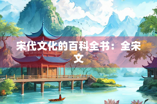 宋代文化的百科全书：全宋文