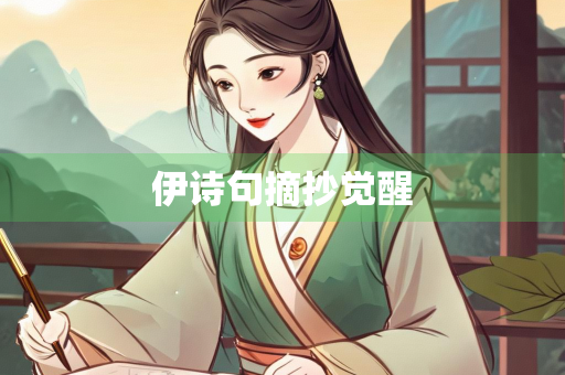 伊诗句摘抄觉醒