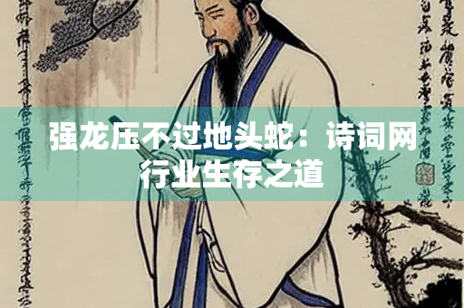 强龙压不过地头蛇：诗词网行业生存之道