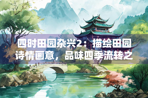 四时田园杂兴2：描绘田园诗情画意，品味四季流转之美