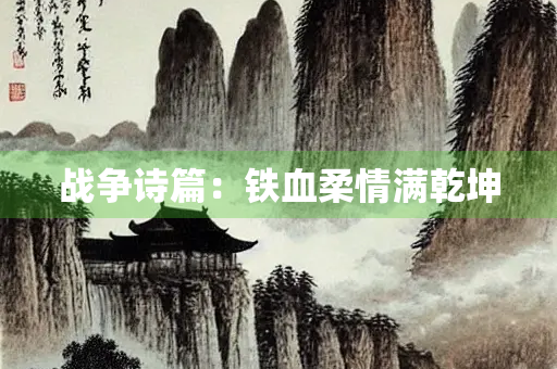 战争诗篇：铁血柔情满乾坤