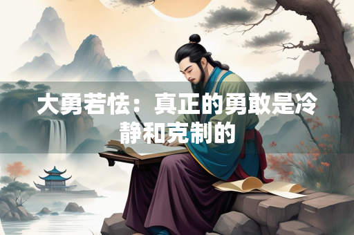 大勇若怯：真正的勇敢是冷静和克制的