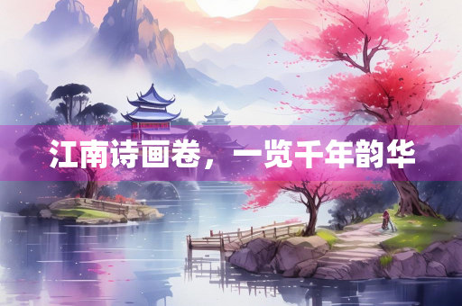 江南诗画卷，一览千年韵华