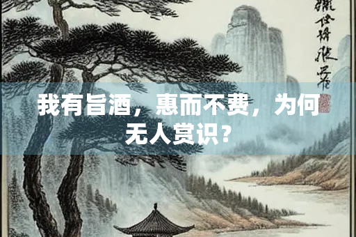 我有旨酒，惠而不费，为何无人赏识？