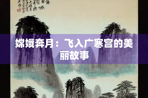 嫦娥奔月：飞入广寒宫的美丽故事