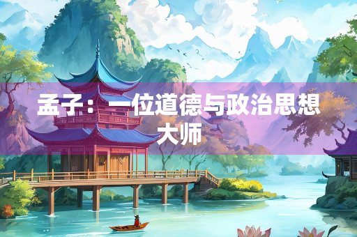 孟子：一位道德与政治思想大师
