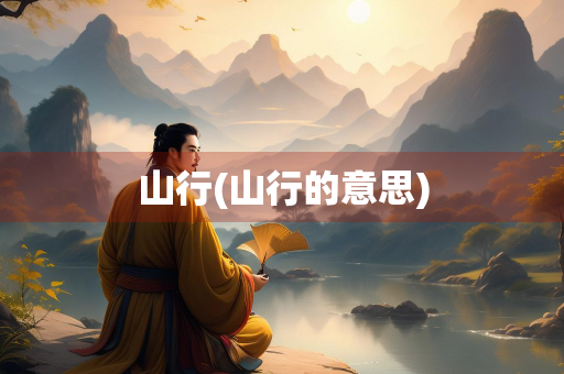 山行(山行的意思)