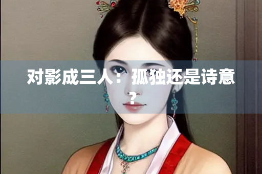 对影成三人：孤独还是诗意？
