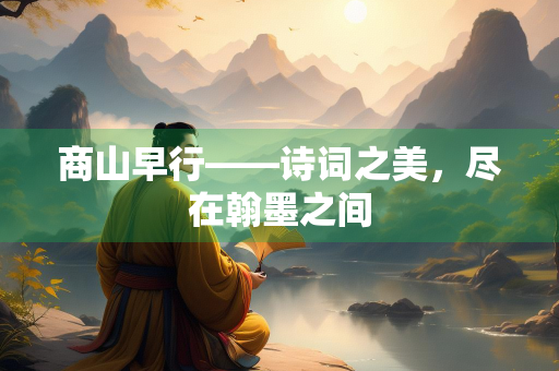 商山早行——诗词之美，尽在翰墨之间