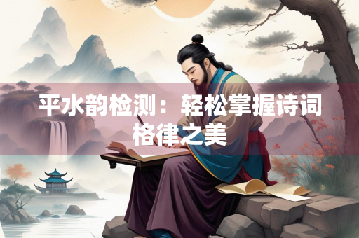 平水韵检测：轻松掌握诗词格律之美