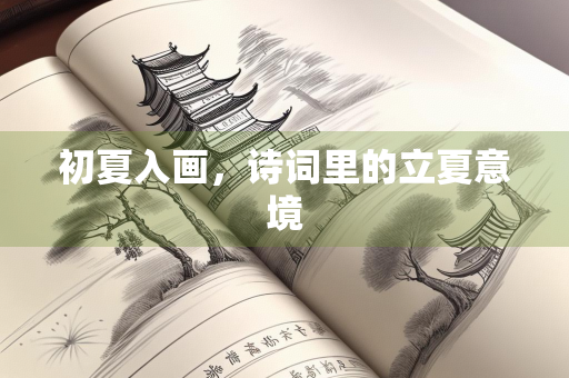 初夏入画，诗词里的立夏意境