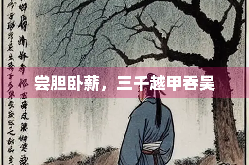 尝胆卧薪，三千越甲吞吴