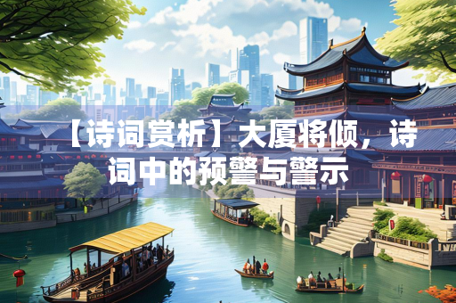 【诗词赏析】大厦将倾，诗词中的预警与警示