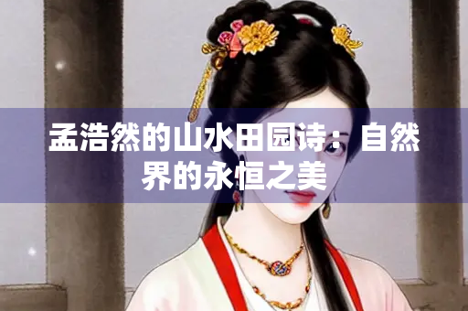 孟浩然的山水田园诗：自然界的永恒之美
