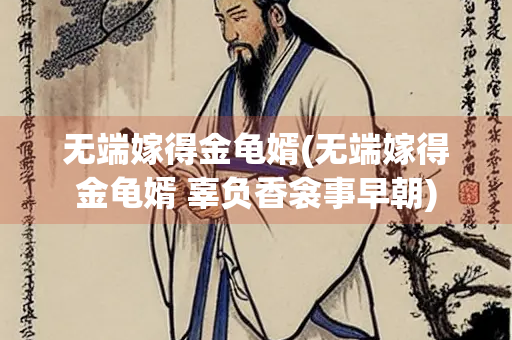 无端嫁得金龟婿(无端嫁得金龟婿 辜负香衾事早朝)