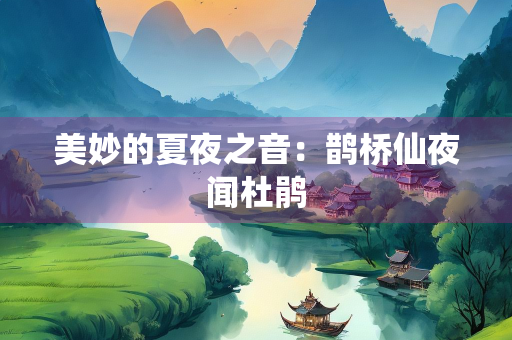 美妙的夏夜之音：鹊桥仙夜闻杜鹃
