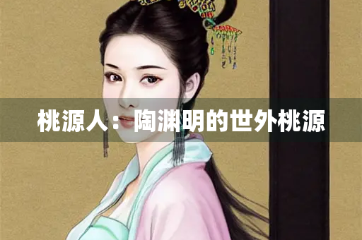 桃源人：陶渊明的世外桃源
