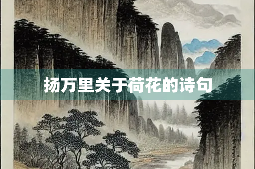 扬万里关于荷花的诗句