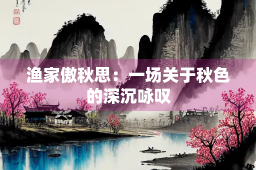 渔家傲秋思：一场关于秋色的深沉咏叹