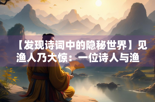 【发现诗词中的隐秘世界】见渔人乃大惊：一位诗人与渔夫不期而遇的故事