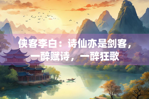 侠客李白：诗仙亦是剑客，一醉赋诗，一醉狂歌