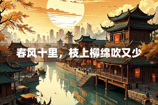 春风十里，枝上柳绵吹又少