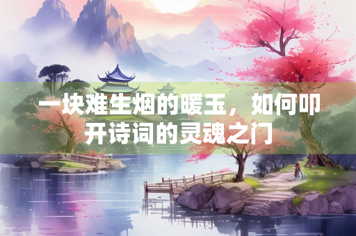一块难生烟的暖玉，如何叩开诗词的灵魂之门