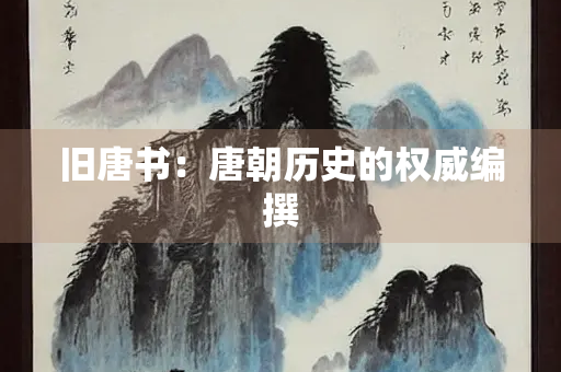 旧唐书：唐朝历史的权威编撰