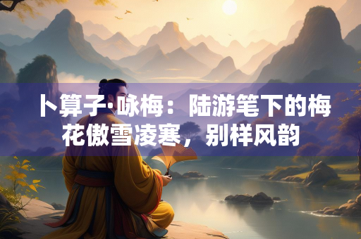 卜算子·咏梅：陆游笔下的梅花傲雪凌寒，别样风韵