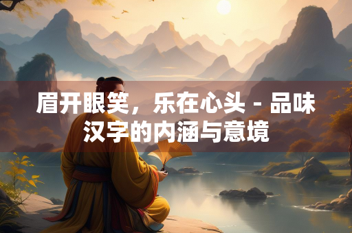 眉开眼笑，乐在心头 - 品味汉字的内涵与意境