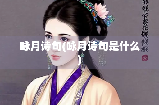 咏月诗句(咏月诗句是什么)