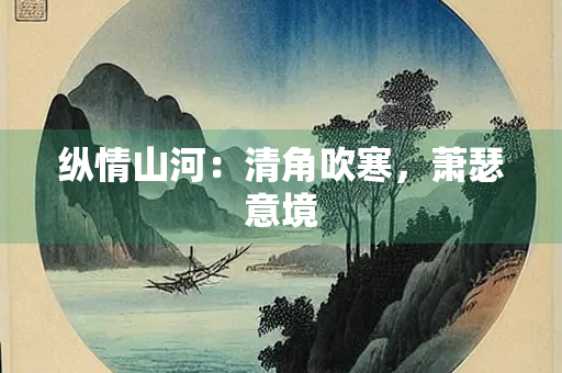 纵情山河：清角吹寒，萧瑟意境
