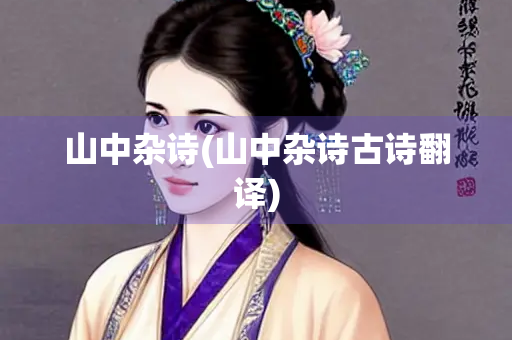 山中杂诗(山中杂诗古诗翻译)