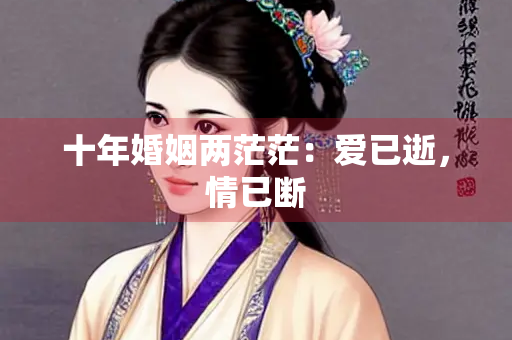 十年婚姻两茫茫：爱已逝，情已断